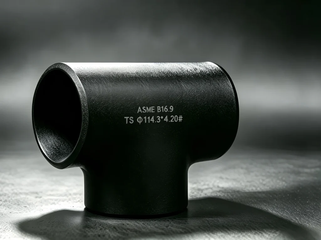 carbon steel equal tee pipe fitting